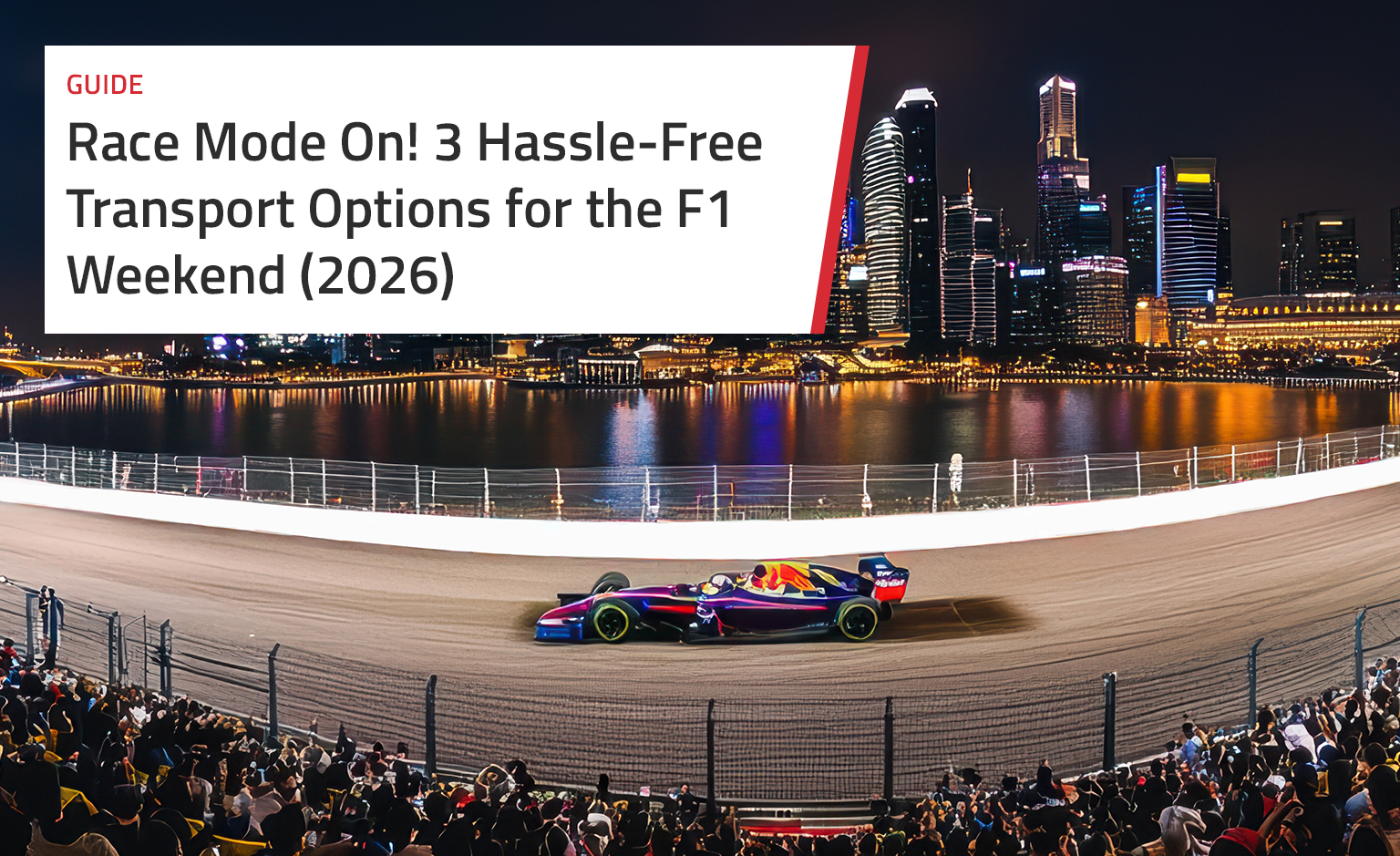 f1 transport options 2026 strides premier